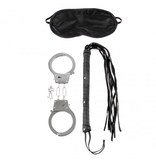 Набор для эротических игр Lover s Fantasy Kit - наручники, плетка и маска
