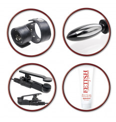 Набор для электростимуляции эрогенных зон  Deluxe Shock Therapy Travel Kit