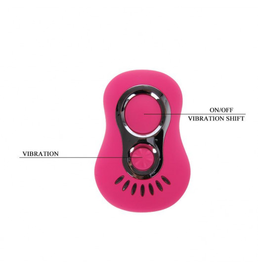 Розовые присоски-вибромассажеры для сосков