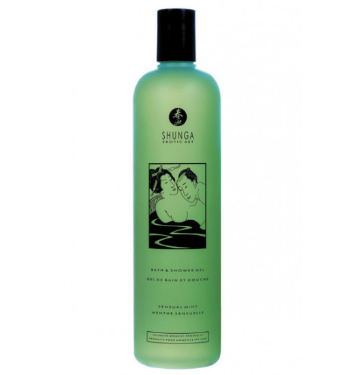Съедобный гель для душа с ароматом мяты - 500 мл.