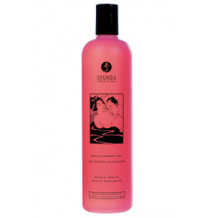 Съедобный гель для душа с ароматом экзотических фруктов - 500 мл.