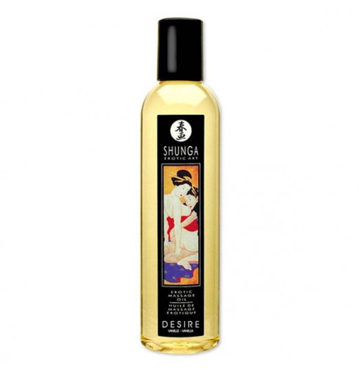 Возбуждающее массажное масло с ароматом ванили Desire - 250 мл.