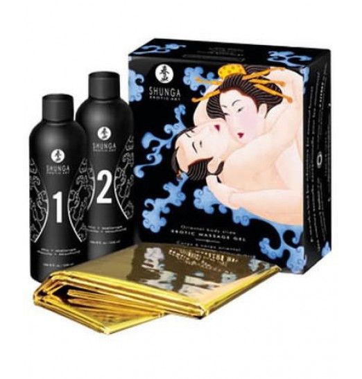 Массажный гель с запахом экзотических фруктов