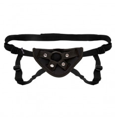 Черные неопреновые трусики для страпона