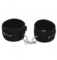 Бархатистые черные фиксаторы для рук или ног