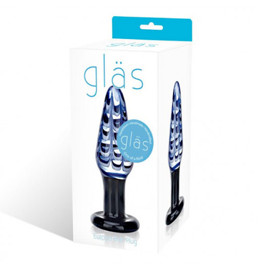 Гламурная сине-черная пробка - 13,5 см.