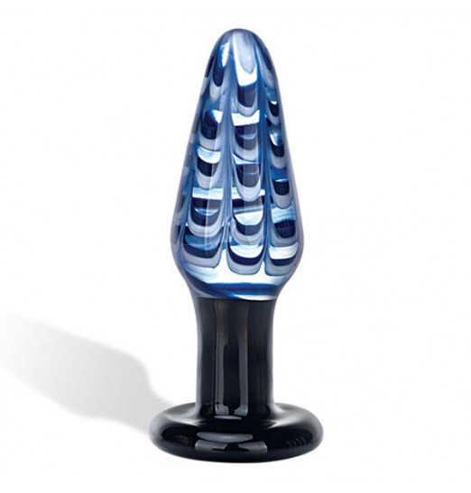 Гламурная сине-черная пробка - 13,5 см.