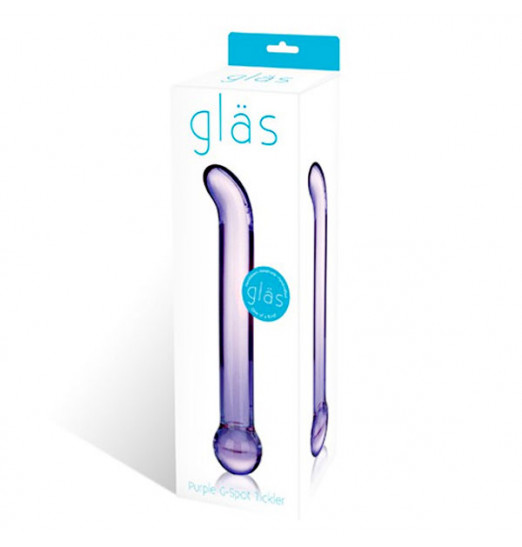 Гладкий стеклянный стимулятор точки G, 18 см