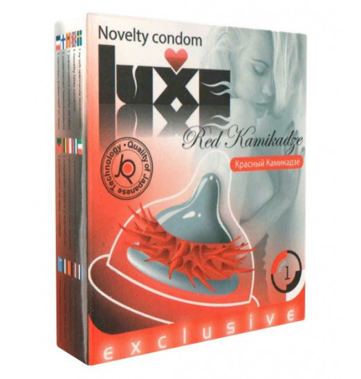 Презерватив LUXE  Exclusive   Красный Камикадзе  - 1 шт.
