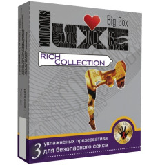 Цветные презервативы LUXE Big Box Rich collection - 3 шт.