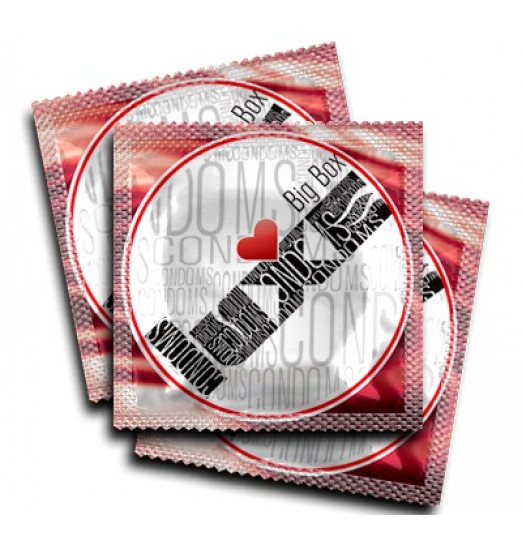 Ребристые презервативы LUXE Big Box Sex machine - 3 шт.