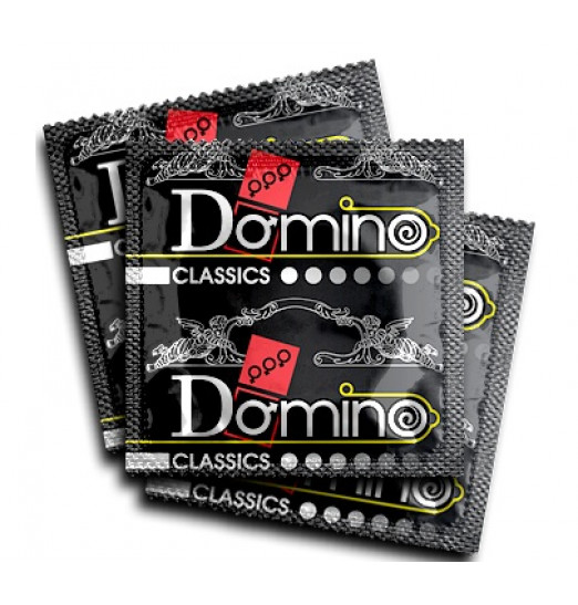 Ароматизированные презервативы Domino  Земляника  - 3 шт.