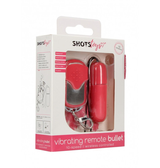 Розовая вибропуля Remote Vibrating Bullet