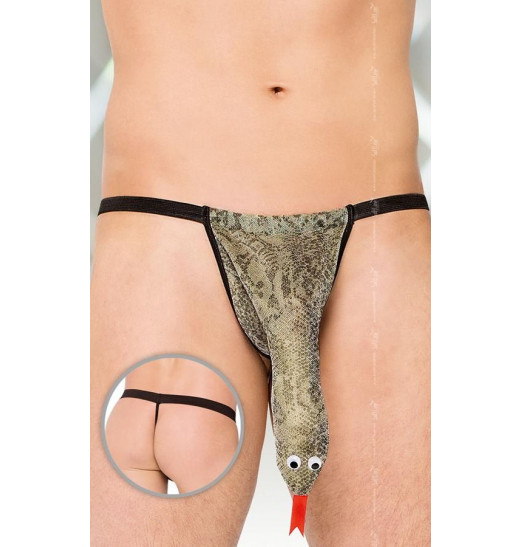 Трусики-стринг со змеёй
