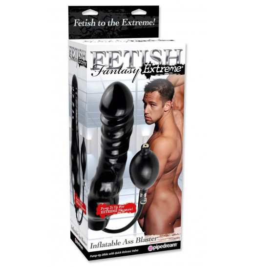 Фаллоимитатор с функцией подкачки Inflatable Ass Blaster - 23 см. Фаллоимитатор с функцией подкачки Inflatable Ass Blaster - 23 см.