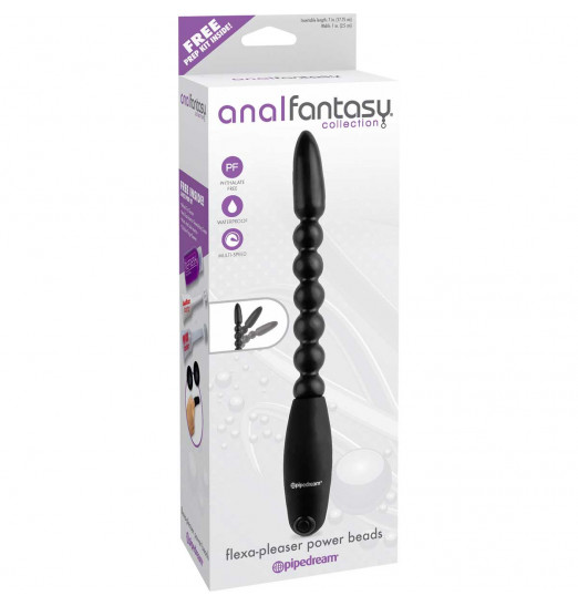 Анальный вибростимулятор на гибком хребте - 27 см. Анальный вибростимулятор на гибком хребте - 27 см.