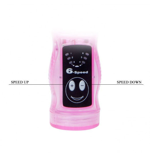 Розовый вибратор с анальным и клиторальным отростками Intimate Tease - 22 см. Розовый вибратор с анальным и клиторальным отростками Intimate Tease - 22 см.