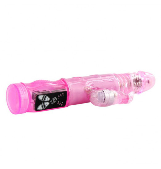 Вибромассажер с функцией ротации и с поступательными движениями - 23,5 см. Вибромассажер с функцией ротации и с поступательными движениями - 23,5 см.