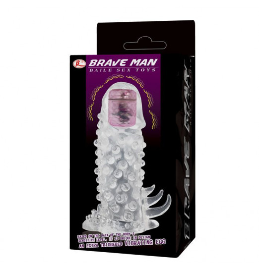 Насадка с пупырышками, усиками и вибропулькой