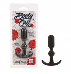 Черный силиконовый анальный стимулятор Booty Call - 9 см.