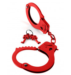Металлические красные наручники Designer Metal Handcuffs