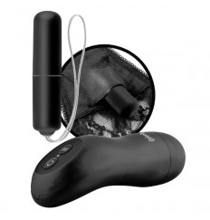 Трусики с силиконовым вибратором Limited Edition Black размера Plus Size