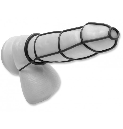 Набор Cockcage and Ring Set: насадка и эрекционные кольца на пенис