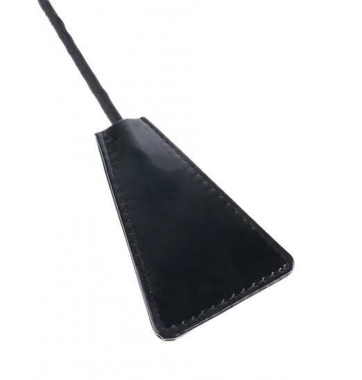 Черный стек Feather Crop с пуховкой на конце - 53,3 см.