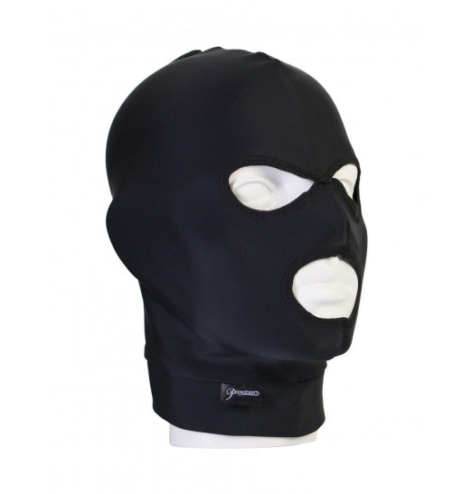 Черная маска на голову Spandex Hood
