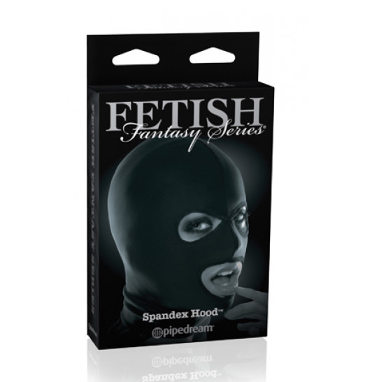 Черная маска на голову Spandex Hood