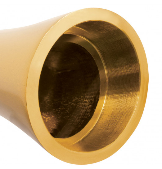 Золотистый алюминиевый вибратор GOLD SMALL - 7,5 см.