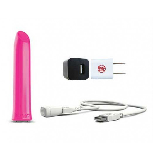 Розовый мини-вибратор Tango Pink USB rechargeable