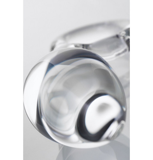 Прозрачная анальная втулка из стекла - 14,5 см. Прозрачная анальная втулка из стекла - 14,5 см.