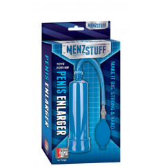 Синяя вакуумная помпа MENZSTUFF PENIS ENLARGER