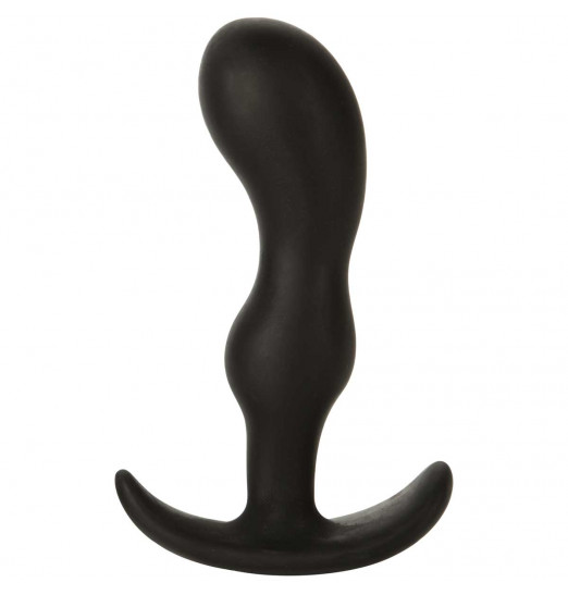 Черная анальная пробка для ношения Mood Naughty 2 4.5  Silicone - 11,4 см.