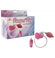 Розовая помпа с вибрацией Pumpn