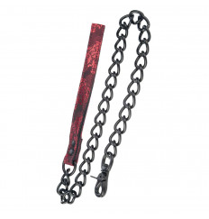 Атласный поводок с цепью Scandal Leash