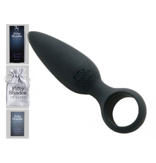 Чёрная анальная пробка Butt Plug - 10,8 см.