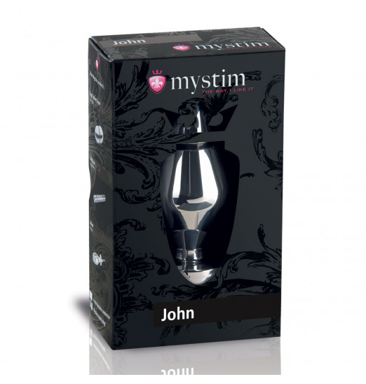 Анальная втулка для электростимуляции John - 10,5 см. Анальная втулка для электростимуляции John - 10,5 см.