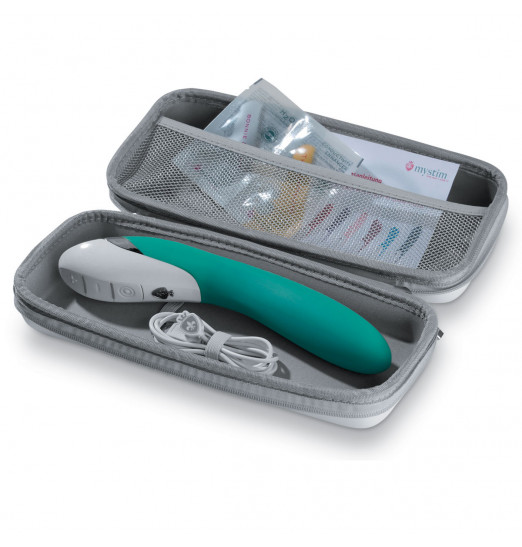 Ярко-розовый вибратор Mystim Elegant Eric - 27 см.