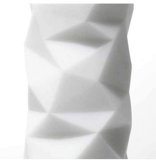 Белый 3D мастурбатор POLYGON