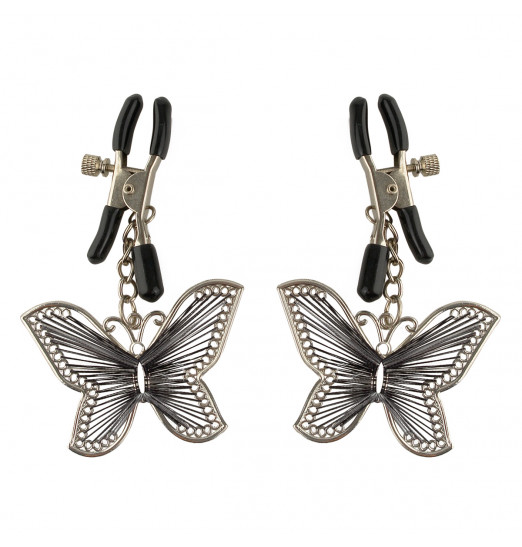 Зажимы на соски с бабочками Butterfly Nipple Clamps
