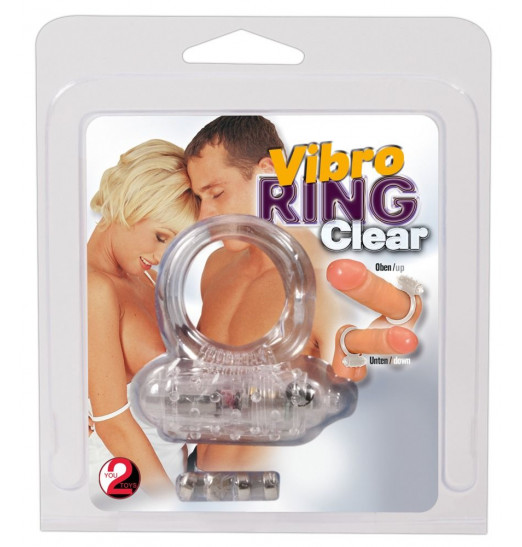 Прозрачное эрекционное виброкольцо Vibro Ring Clear Прозрачное эрекционное виброкольцо Vibro Ring Clear