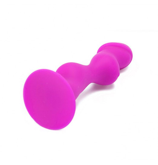 Рельефная анальная елочка Booty Passion - 12 см. Рельефная анальная елочка Booty Passion - 12 см.