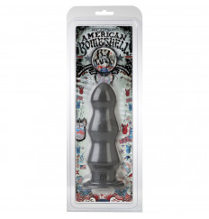 Анальная пробка B-7 Tango Gun Metal - 17,8 см.