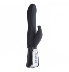 Чёрный вибратор VIBE THERAPY JUBILATION  - 23 см.