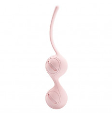 Нежно-розовые вагинальные шарики на сцепке Kegel Tighten Up I