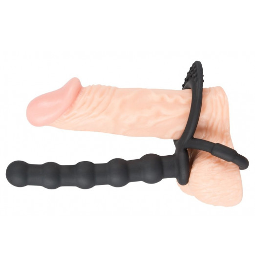 Насадка на пенис для двойного проникновения Cock   ball ring