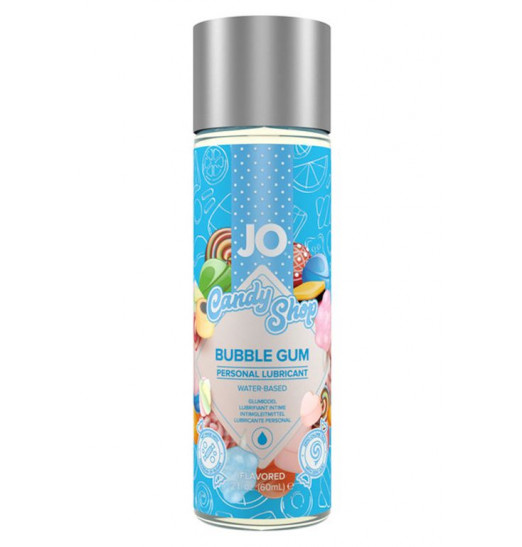 Смазка на водной основе Candy Shop Bubblegum с ароматом жвачки - 60 мл.