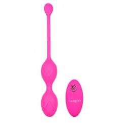 Розовые вагинальные шарики с ДУ и функцией памяти Remote Dual Motor Kegel System